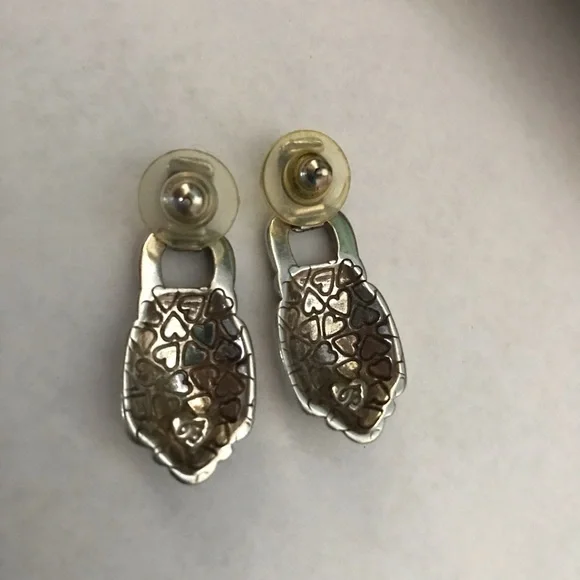 Vintage Brighton Doorknocker Earrings - Picture 2 of 4